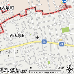 東京都練馬区西大泉6丁目10-5周辺の地図