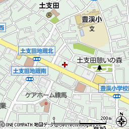 東京都練馬区土支田2丁目21周辺の地図