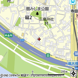 有限会社扇ベニヤ店周辺の地図