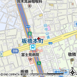 東京都板橋区本町36周辺の地図
