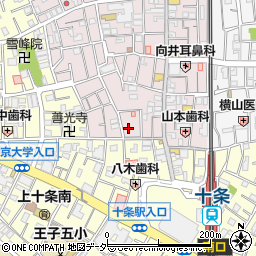 東京都北区十条仲原1丁目9-4周辺の地図