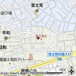 東京都板橋区富士見町6周辺の地図