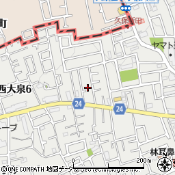 東京都練馬区西大泉6丁目8-5周辺の地図