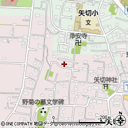 千葉県松戸市下矢切361周辺の地図