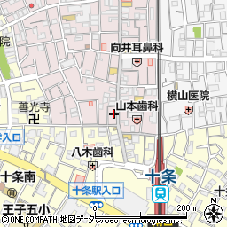 東京都北区十条仲原1丁目8-29周辺の地図