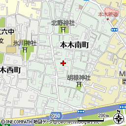 東京都足立区本木南町10周辺の地図