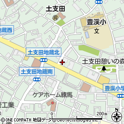 東京都練馬区土支田2丁目周辺の地図