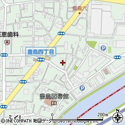 ショウワパーク豊島駐車場周辺の地図