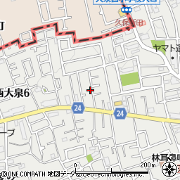 東京都練馬区西大泉6丁目8-15周辺の地図