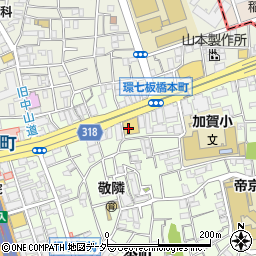 日産東京板橋本町店周辺の地図