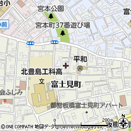 東京都板橋区富士見町12周辺の地図