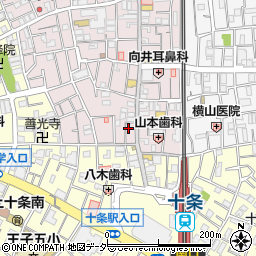 東京都北区十条仲原1丁目8-2周辺の地図