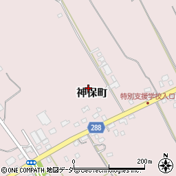 千葉県船橋市神保町周辺の地図