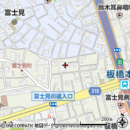 東京都板橋区大和町22周辺の地図