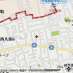東京都練馬区西大泉6丁目8-6周辺の地図