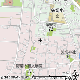 千葉県松戸市下矢切362周辺の地図