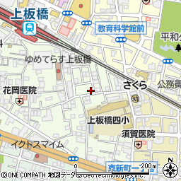 東京都板橋区上板橋1丁目周辺の地図