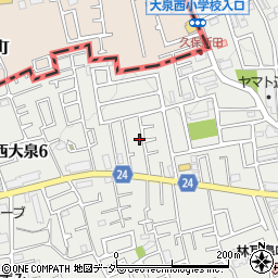 東京都練馬区西大泉6丁目8-14周辺の地図