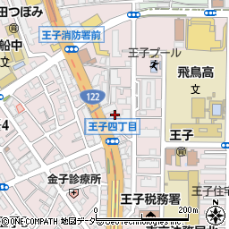 東京都北区王子4丁目25周辺の地図