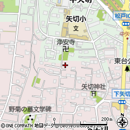 千葉県松戸市下矢切347周辺の地図