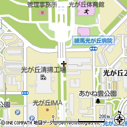 東京都練馬区光が丘周辺の地図