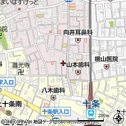 れんげ食堂 Toshu 十条銀座店周辺の地図