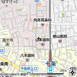 東京都北区十条仲原1丁目3-3周辺の地図