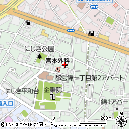 東京都練馬区錦2丁目周辺の地図