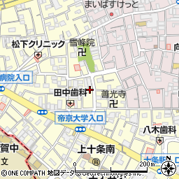 萩原荘周辺の地図