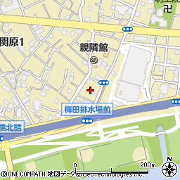 東京都足立区梅田4丁目28周辺の地図