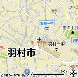 東京都羽村市羽中周辺の地図