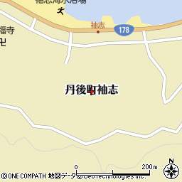 京都府京丹後市丹後町袖志周辺の地図