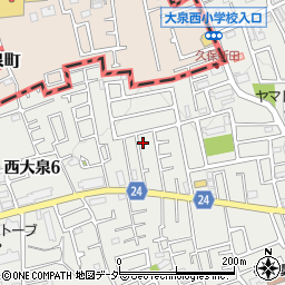 東京都練馬区西大泉6丁目8-8周辺の地図
