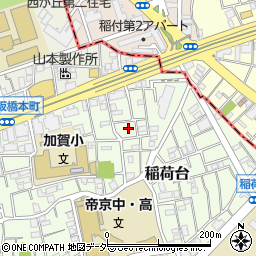 東京都板橋区稲荷台19-17周辺の地図