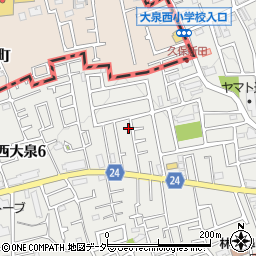 東京都練馬区西大泉6丁目8-13周辺の地図