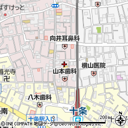 東京都北区十条仲原1丁目3-12周辺の地図