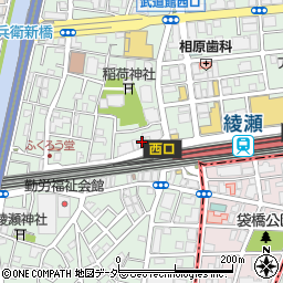 ドコモショップ　綾瀬駅前店周辺の地図