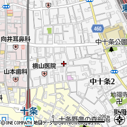 東京都北区中十条2丁目19-1周辺の地図