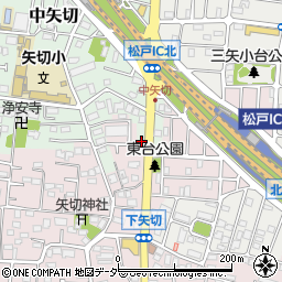 千葉県松戸市中矢切565-11周辺の地図
