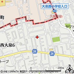 東京都練馬区西大泉6丁目8-10周辺の地図