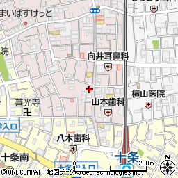 東京都北区十条仲原1丁目8-26周辺の地図