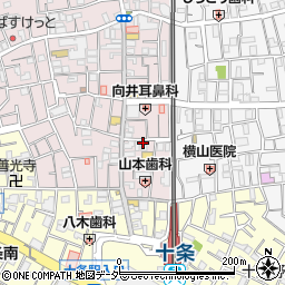 東京都北区十条仲原1丁目3-10周辺の地図