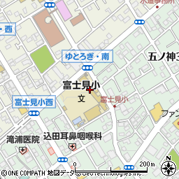 羽村市立富士見小学校周辺の地図