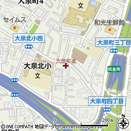 大泉桜高周辺の地図