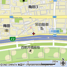日日自動車整備株式会社　足立１Ｄａｙ車検周辺の地図