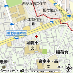 東京都板橋区稲荷台21周辺の地図
