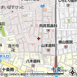 東京都北区十条仲原1丁目8-23周辺の地図