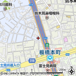 東京都板橋区宮本町1周辺の地図