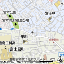 東京都板橋区宮本町35-16周辺の地図