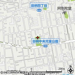 田柄中央児童公園周辺の地図